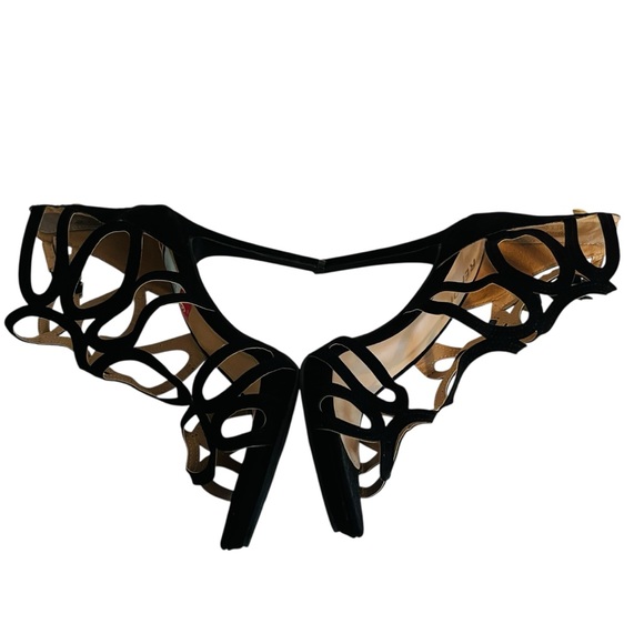 Report Black Strappy Heels - Picture 5 of 8